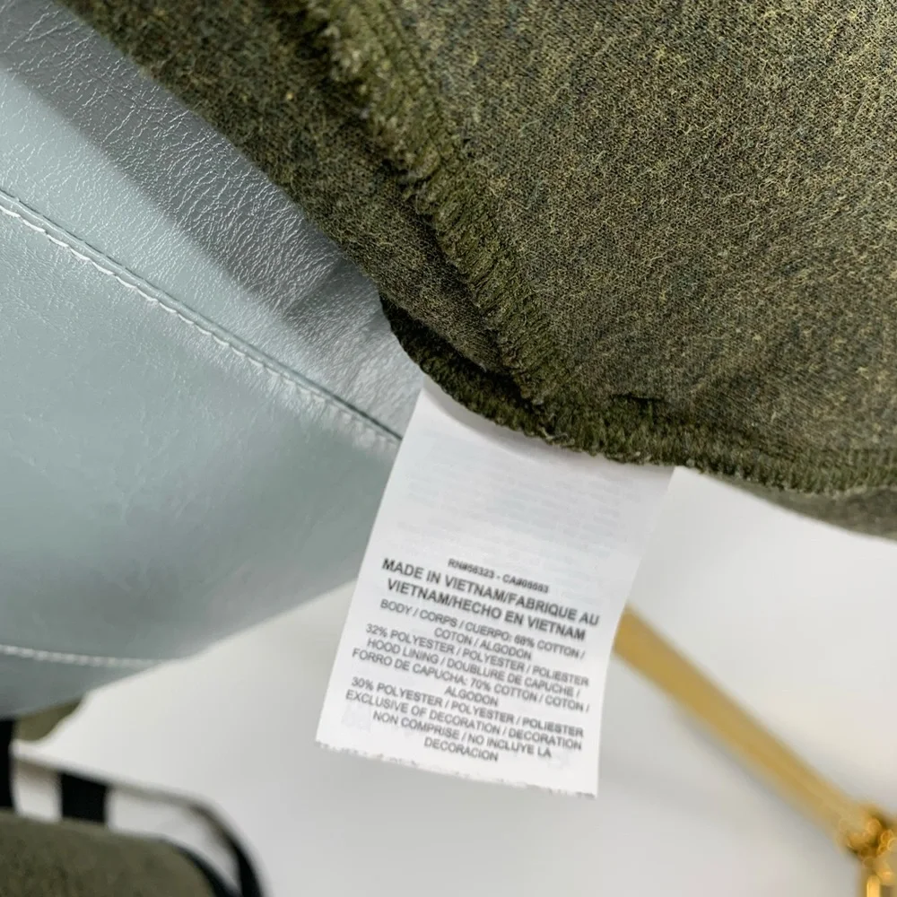 NIKE SPORTSWEAR Tech Fleece Windrunner Hoodie, Medium Olive - Sz XL - Picture 10 of 16